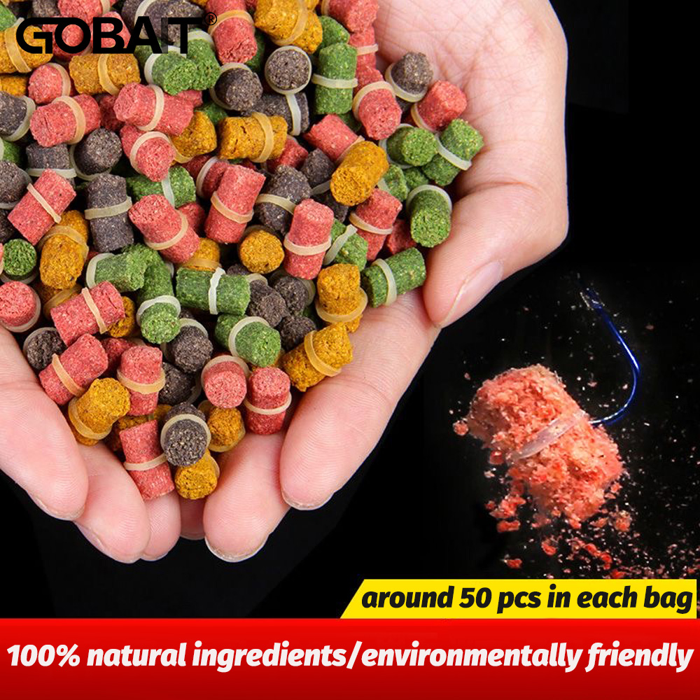 Krill Oil Supplement - 50PCS Gummiband Partikel Köder Granulat Angeln