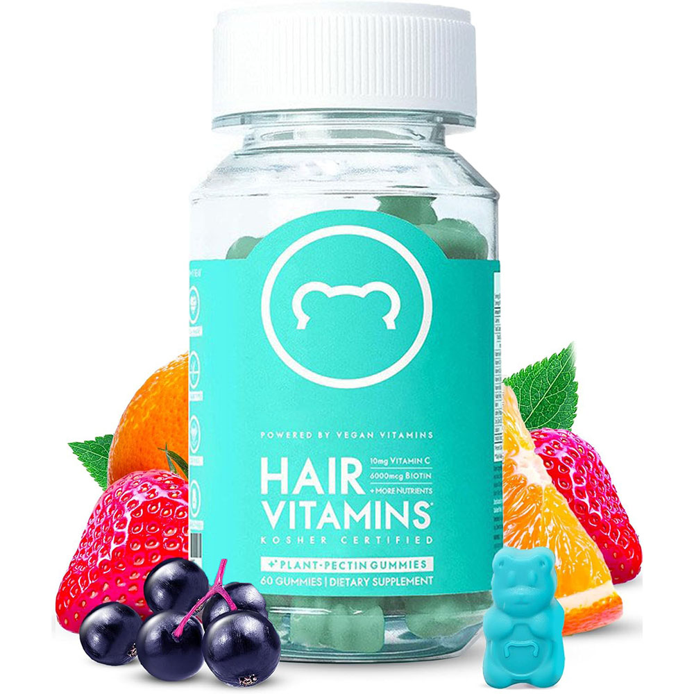 Multivitamin Gummy Adult - Bärenhaar-Vitamin-Gummi-Biotin, 6000 mcg, Multivitamin-Ergänzungsmittel, vegane Vitamin-Gummis