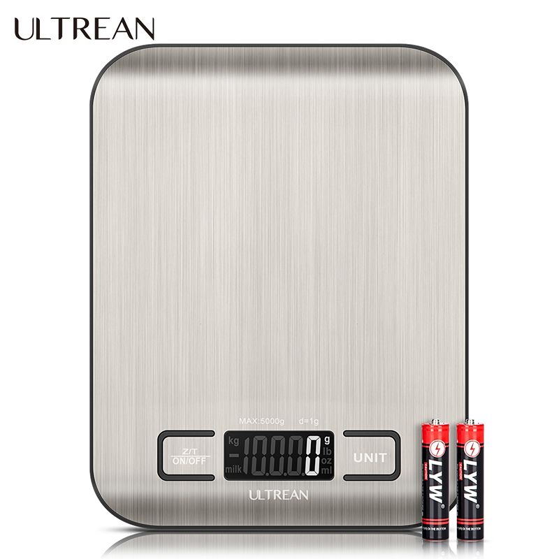 X Nutrition - Ultrean digitale Küchen waage 5000g/1g multifunktion