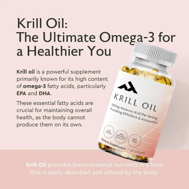 Antarktisches Krillöl, 500 mg  – Krill Oil Supplement Bewertung und Preis
