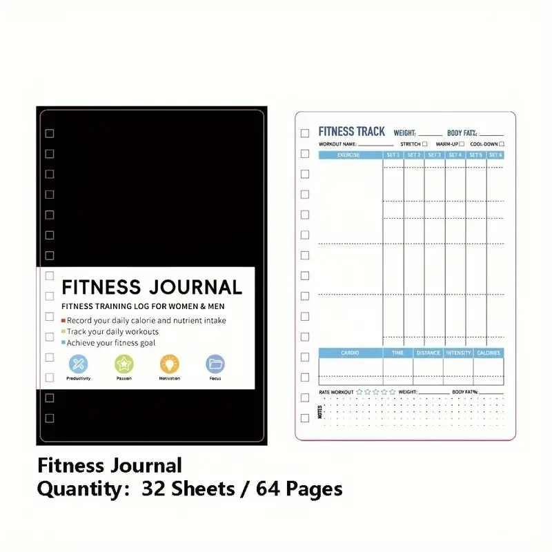 Spiralnotizbuch für tägliche Ü – Nutrition Fitness Plan Bewertung und Preis